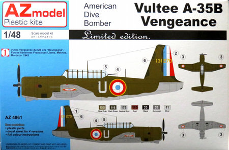 1/48 ヴァルティ A-35B ヴェンジャンス France,2x USAF