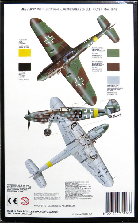 1/72 メッサーシュミット Bf109G-6