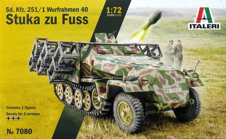 1/72 WW.II ドイツ軍 Sd.Kfz.251/1 ヴルフラーメン40装備型