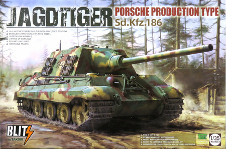 1/35 ヤークトティーガー Sd.Kfz.186 ポルシェ生産タイプ