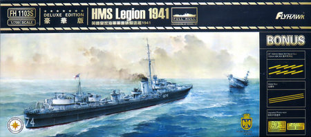 1/700 イギリス海軍駆逐艦 リージョン 1941年 デラックスエディション