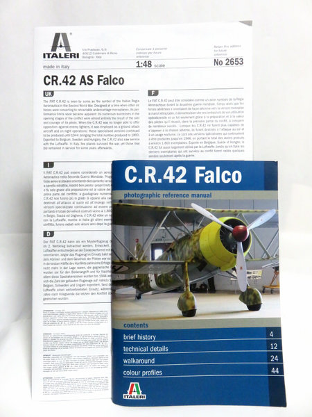1/48 フィアット CR.42 AS ファルコ(写真資料集付)
