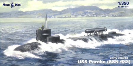 1/350 SSN-683 USS パーチー 原子力潜水艦 (初期型)
