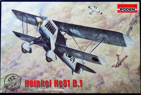1/48　ハインケルHe51B.1　複葉戦闘機