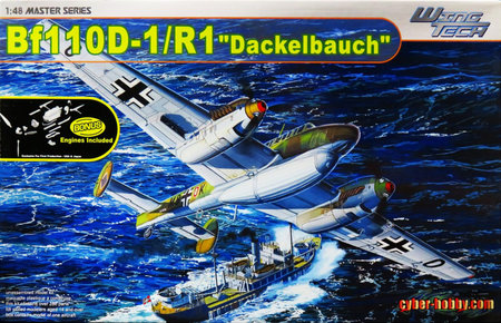 1/48 ドイツ空軍 Bf110 D-1/R1 "Dackelbauch"